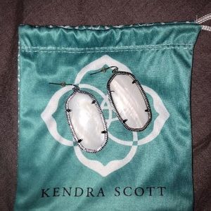 Kendra Scott White Elle earrings